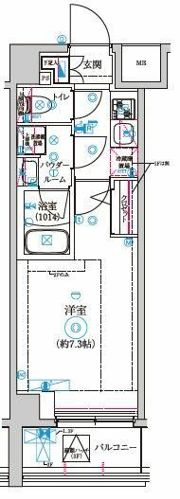 セジョリ高井戸Ⅱの間取り画像