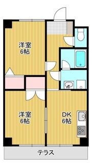 星野ハイツAの間取り画像