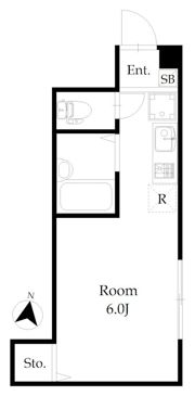 寿ハイツの間取り画像