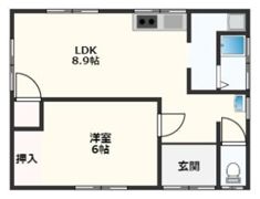 津田西町1丁目平屋の間取り画像