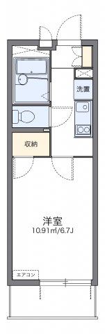 レオパレスウイング北坂戸の間取り画像