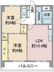 レージュ幸心の間取り画像