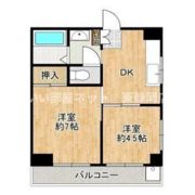 コーポ落合の間取り画像