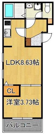 ココアス戸畑の間取り画像