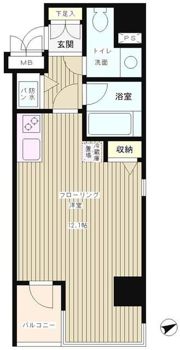 テラス麻布十番の間取り画像