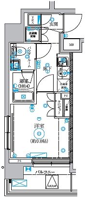 セジョリ横浜井土ヶ谷の間取り画像