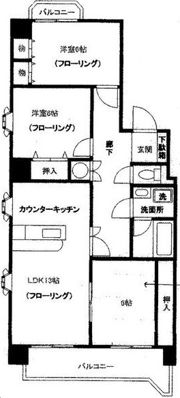 パークサイド鶴舞の間取り画像