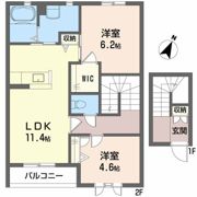 エクシード・ドミール A棟の間取り画像