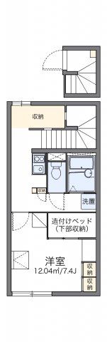 レオパレスコゥジィーCの間取り画像