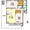 リッツハウス B棟の間取り画像