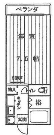 メゾンイズミの間取り画像