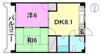 第79杉フラットの間取り画像