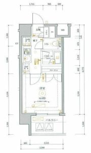 MAXIV関内の間取り画像
