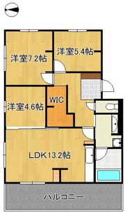 D-ROOM本城東 B棟の間取り画像