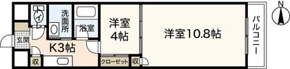 クレセント・ヒルズの間取り画像