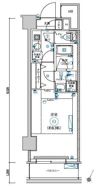 LEXE AZEST横濱関内の間取り画像