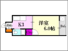 サクラーレ平野町【旧：第1創広ビル】の間取り画像