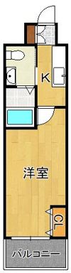 No.65 クロッシングタワーORIENT BLD.の間取り画像