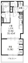 クリエオーレ南津の辺町の間取り画像