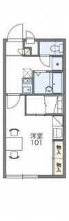 レオパレスプレミール紀ノ川の間取り画像