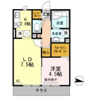 グレイス ウィステリアの間取り画像