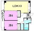 M-court湊町の間取り画像