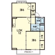 calme桜木の間取り画像
