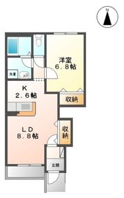 ファインシアBの間取り画像