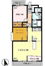 ネバーランドⅡの間取り画像