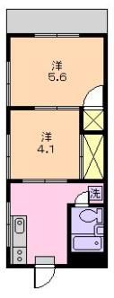 第3清水コーポの間取り画像