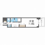 プランドール北浜の間取り画像