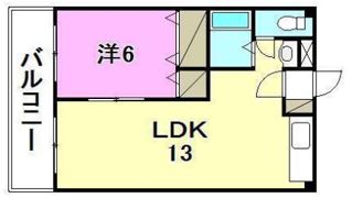 浅野サンハイツの間取り画像