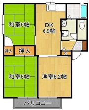フレグランス貴船台の間取り画像