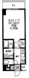 バレーヌ大森山王の間取り画像