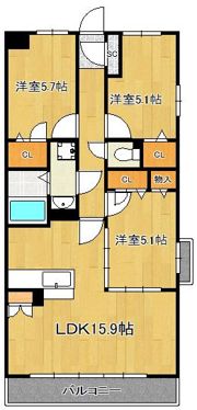 エルデ幸神の間取り画像