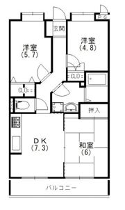 メゾンムラマツⅠの間取り画像