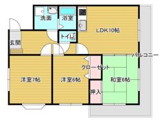 ピュアステージイタノの間取り画像