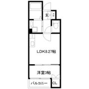 メゾンエスポワール三百人町の間取り画像
