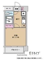 UURコート錦糸町の間取り画像