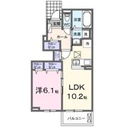 別府町アパートの間取り画像