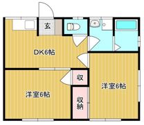 国府市場アパートの間取り画像