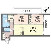 レジデンスアークの間取り画像