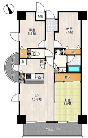 レクシア忍ヶ丘の間取り画像