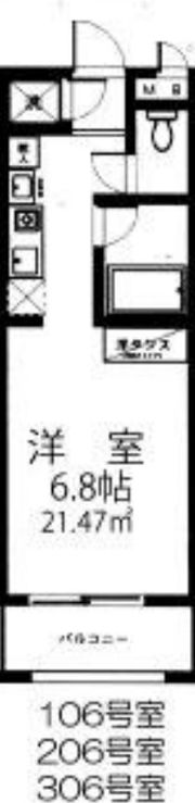 ノースコートの間取り画像