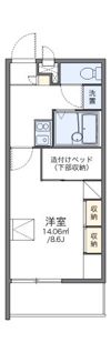 レオパレスコンフォール石橋Aの間取り画像