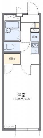 レオパレス富田林西の間取り画像