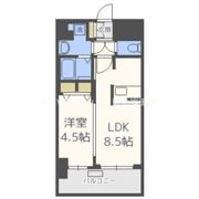 プレサンス新大阪ザ・シティの間取り画像