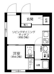 三ノ輪レーベルの間取り画像