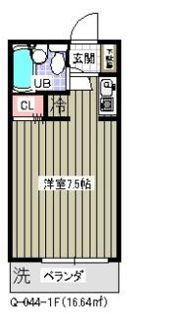 ローズアパート(Q-044)の間取り画像