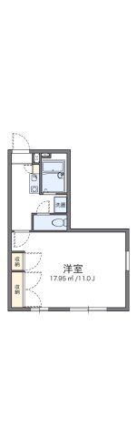 レオパレス藤の木台の間取り画像
